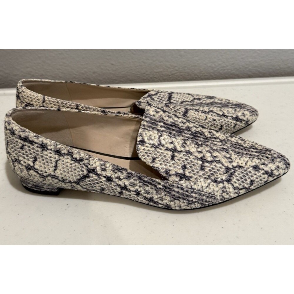 Cole Haan Brie Skimmer Snake Print Flats Loafers Size 6.5